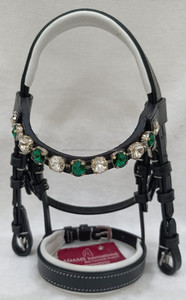 Bride de cheval personnalisable de meilleure qualité, produit de cheval de loisir entièrement en cuir du fabricant grossiste - Product Image 3