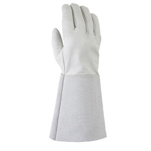 Gants de soudage TIG réutilisables en peau de chèvre anti-coupure, résistants à la chaleur, longs, pour le soudage TIG et les travaux de construction - Product Image 3