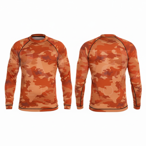 Nouveau design OEM ODM – T-shirt de compression camouflage à manches longues, respirant, couche de base pour le fitness et les sports de plein air - Product Image 5