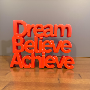 Artículo Decorativo Estético Motivacional con Frases de Sueños, Logros y Fe, para Mesa de Estudio, Escritorio de Oficina o Decoración de Habitaciones - Product Image 4