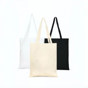 Custom Logo Cotton Canvas Tote <b>Bag</b> Reusable Eco Friendly Wholesale Bulk Promotional Shopping Grocery Shoulder Handbag - Product Image 1