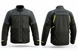 Performance Gear Textile Racing Motorbike Jacket Custom Polyester Whole Sale Abrasion Resistant Lightweight Motorbike Jackets - Product Image 2