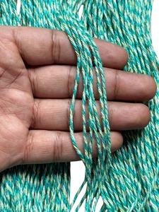 Hilo de Seda 100% Teñido a Mano, Hilado Anillado Multicolor para Tejer, Crochet y Manualidades, Venta al por Mayor, Suministro OEM, Mezcla Ecológica - Product Image 2