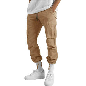 Pantalons cargo pour hommes à la mode, coupe ample, confortables et décontractés - Product Image 1