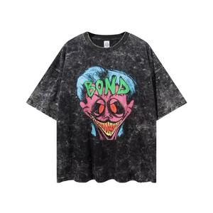 Camiseta Oversize de Algodón con Corte Holgado y Hombros Caídos, Lavado Ácido y Lavado a la Piedra, Impresión Serigrafiada y DTG Personalizada al por Mayor - Product Image 6