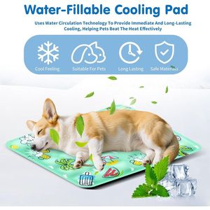 Nuovo Tappetino Refrigerante Portatile per Animali Domestici 90x60cm, Lavabile, in Gel, di Alta Qualità, per Cani, Fantasia Tinta Unita - Collezione Estate 2026 - Product Image 3