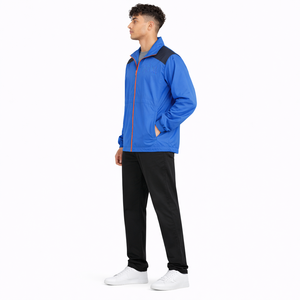 Men's Custom Blue Outdoor Windbreaker <b>Jacket</b> Lightweight Waterproof Fashion Streetwear Wholesale Men's <b>Jackets</b> USA Supplier - Product Image 3