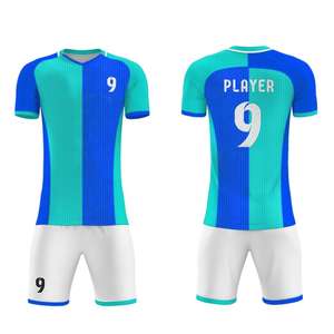 Nouveaux uniformes de football respirants pour équipes, fabriqués en usine, design OEM, uniforme d'équipe de football - Product Image 3