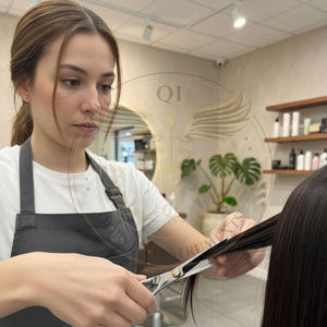 Kit Profesional de Barbería/Juego de Tijeras para Corte de Cabello de Salón - Tijeras de Barbería de 6.5 Pulgadas con Filo Recto y Afilado - Product Image 5