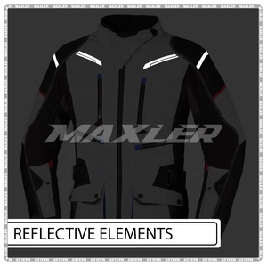Chaquetas de Motocross Resistentes al Agua y al Viento, Negras, Unisex, de Manga Larga, en Textil Cordura, para Motociclismo Deportivo, 2025 - Product Image 4