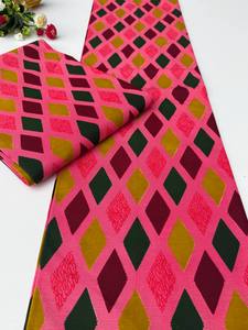 ผ้าพิมพ์ลายแอฟริกันคุณภาพสูงจากไนจีเรียและผ้าฝ้ายอังการาสำหรับตัดเย็บเสื้อผ้าแอฟริกาใต้ - Product Image 3