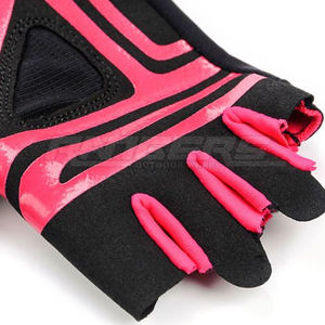 Gants d'entraînement pour femmes, noirs et roses, avec support pour le poignet, logo personnalisé, vente en gros, protection des mains, gants de Crossfit - Product Image 5
