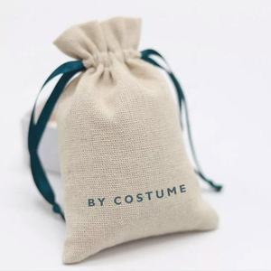 <b>Small</b> Size Jute Jewelry Pouches with Soft Cotton Lining for Premium Product <b>Packaging</b> - Product Image 3