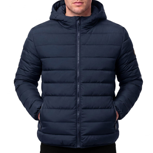 Chaqueta de burbujas personalizada al por mayor para hombre, abrigo acolchado de invierno, resistente al viento, informal, estilo urbano, fabricante de ropa OEM ODM - Product Image 1