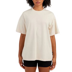 T-shirt en coton pour femme, coupe ample et décontractée, manches courtes, col rond, confortable, streetwear, fabricant OEM ODM, vente en gros - Product Image 2