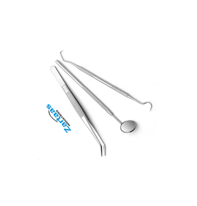 Kit d'hygiène dentaire professionnel, ensemble pour éliminer la plaque dentaire, grattoir à tartre en acier inoxydable, cure-dent, détartreur et miroir buccal - Product Image 2