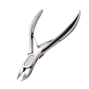 Coupe-ongles incurvé AHI en acier inoxydable robuste, à large ouverture pour ongles épais, coupe-ongles professionnel durable pour les orteils - Product Image 1