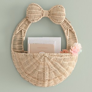 <b>Wall</b>-mounted rattan <b>basket</b> <b>wall</b> <b>hanger</b> art new design laundry <b>baskets</b> for toys organizer from Vietnam - Product Image 1