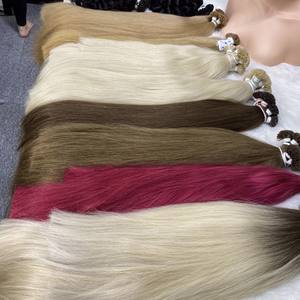 Extensiones de punta plana de cabello virgen vietnamita 100% de lujo, cabello Natural de alta calidad en varios colores, cabello de Europa - Product Image 2
