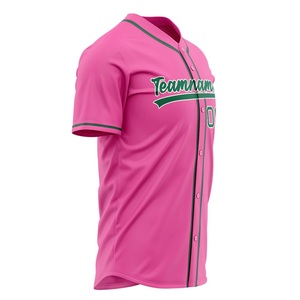 White Baseball Jersey Men Women Breathable Mesh Button Up Short Sleeve Sportswear Uniform Adult Unisex Regular Fit - Product Image 4