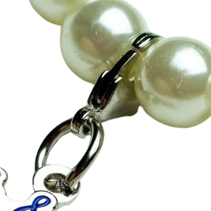 Pearl Beaded <b>Bracelet</b> with Associate Charm <b>Stretch</b> Wrist <b>Bracelet</b> Fashion Jewelry Accessory for Women Everyday Gift Wear - Product Image 4