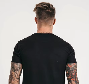 Camisetas de Cuello en V de Alta Calidad 2026, Camisetas Lisas con Logotipo Personalizado, Camisetas de Cuello en V para Hombre - Product Image 5