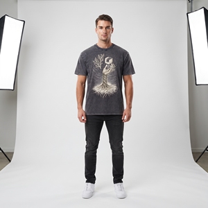 Camiseta Oversize Larga Lisa de Algodón/Poliéster 100% para Streetwear con Logo Frontal Personalizado, Manga Corta, Cuello Redondo, 220g, en Blanco, OEM - Product Image 1