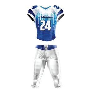 Tenue de football américain en spandex noir respirant, design personnalisé, vêtements d'équipe, ensembles sportifs OEM ODM - Product Image 4