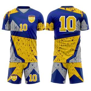 Uniforme de Fútbol Transpirable, Ligero, 100% Poliéster, Antibacterial, Ecológico y de Secado Rápido de Alta Calidad de Fabricante Pakistaní - Product Image 6