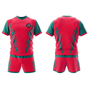 Uniforme de Rugby Sublimado Personalizado Estilo Mad Men, Conjunto Deportivo Transpirable de Manga Corta con Estampado, Último Modelo Antibacterial - Product Image 2