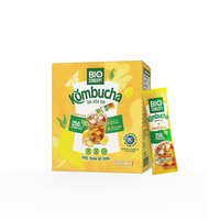 Échantillons gratuits Boisson Scoby Kombucha Thé instantané fermenté Paquet varié en poudre Sac d'emballage personnalisé