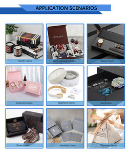 Boxit.pk Personalized Marble Design Magnetic Folding <b>Gift</b> <b>Box</b> with Matt Lamination & Sponge Lining Luxury Cardboard Packaging - Product Image 3