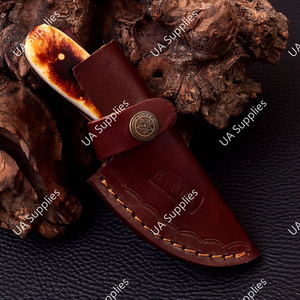 Cuchillo de Camping y Desollado de Acero de Alto Carbono Forjado a Mano, con Punta Biselada, Afilado de Precisión, Personalizable OEM/ODM - Product Image 4