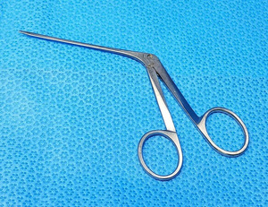 Micro-pince auriculaire ovale de 3 pouces, à angle délicat, pour sinus gauche ORL + étui, instruments médicaux de qualité allemande par Zarnab - Product Image 2