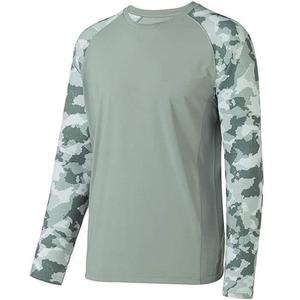 Camisetas de Pesca para Hombre, Impermeables, UPF50+, de Fibra de Bambú, Transpirables, de Secado Rápido, Elásticas, con Protección UV, Estampadas - Product Image 4