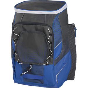 Mochila Deportiva Gris Azul para Béisbol con Doble Compartimento para Bates, Almacenamiento para Zapatos, Guante y Bungee, de Alta Calidad y Personalizable - Product Image 6
