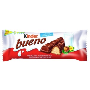 Barra de chocolate Kinderr Bueno con oblea crujiente y relleno de crema suave de avellanas recubierta de rico chocolate con leche - Product Image 6