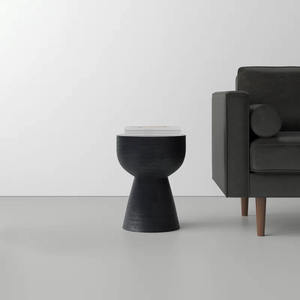 Table basse en teck recyclé de haute qualité, durable, moderne et minimaliste, pour usage intérieur/extérieur, applications hôtelières et d'entrée - Product Image 1