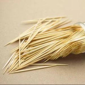 Cure-dents en bambou (paquet de 1 kg) ronds, solides, sans éclats, pour les dents et les apéritifs, cure-dents pour hôtel, restaurant - Product Image 6