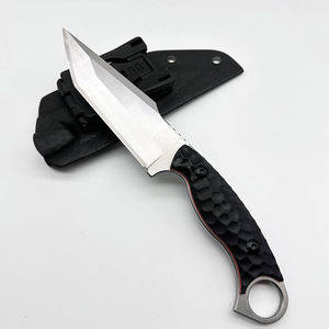 Cuchillo de Caza y Supervivencia de Acero Inoxidable con Hoja Fija y Borde Dentado, de Grado Industrial, para Exteriores, Personalizable OEM - Product Image 1