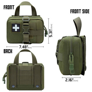 Botiquín de primeros auxilios de cuero impermeable de calidad premium para emergencias en camping, senderismo y viajes al aire libre a un precio razonable. - Product Image 4
