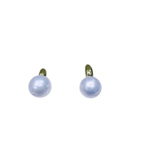 Pendientes de Perlas de Agua Dulce con Hebilla de Plata Pura de 12-13 mm, Color Doble, Casi Perfectos, Redondos, de Zhuji Mountain Lake - Product Image 5