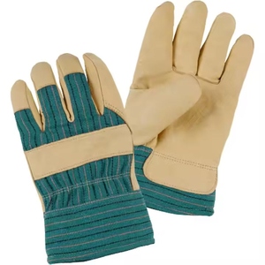 Gants de sécurité en cuir de vachette grainé de haute qualité, doux et résistants à l'abrasion, pour la protection des mains en construction, utilisation quotidienne - Product Image 4