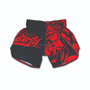 Shorts de boxe promotionnels avec logo personnalisé, pantalons de Muay Thai, sponsor personnalisé, shorts de compétition de BJJ, shorts de combat de kickboxing - Product Image 1