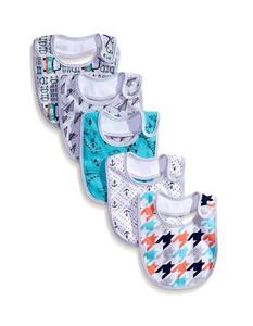 wholesale 100 organic cotton <b>baby</b> bandana bibs bandana bibs custom bandana drool bibs set - Product Image 2