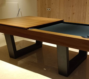 Mesa de Billar Convertible de Lujo, Mesa de Billar Moderna con Superficie de Comedor, Diseño Duradero para Hogar, Hotel, Club - Product Image 3