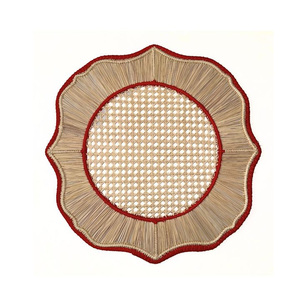 New Collection 2026 Rattan Placemat and Charger <b>Plates</b> From Vietnam Factory for Dining Table Set of <b>Mats</b> & Pads - Product Image 3