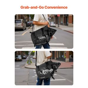 Alforjas para Motocicleta de Gran Capacidad, 28 L (14 L X 2), Impermeables, para la Mayoría de las Motocicletas, Bolsas Laterales de Almacenamiento - Product Image 6