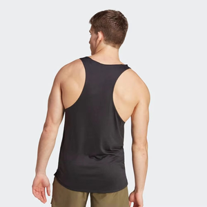Mens Plus Size Casual Knitted Tank Top 100% Cotton Quick Dry Breathable Eco-friendly Oem Service White Solid Gym Summer - Product Image 6