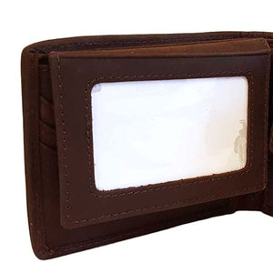 Portefeuille en cuir de vachette naturel pour homme, portefeuille fin à rabat en cuir à poils, portefeuille fait main, cuir de haute qualité - Product Image 6